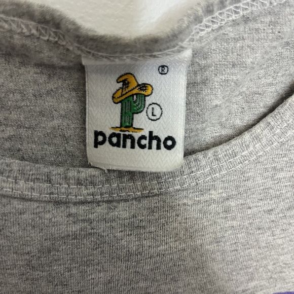 Fat Tuesday Cozumel Vintage Tank Top Gray Graphic Print Large Party RARE VGCond - Picture 7 of 10